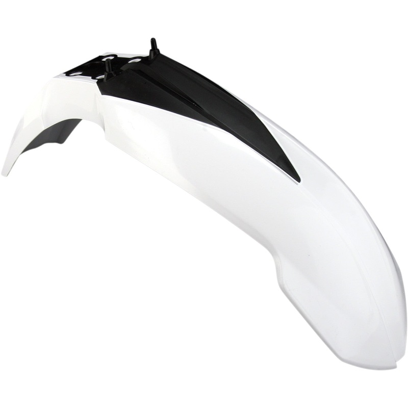 Acerbis Front Fender - White/Black 2082010002