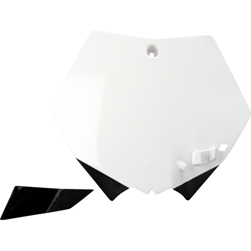 Acerbis Front Number Plate - White 2082020002