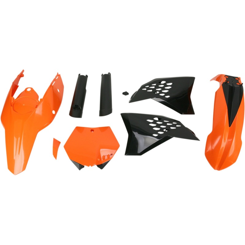 Acerbis Full Replacement Body Kit - OEM '10 Orange/Black 2198070354