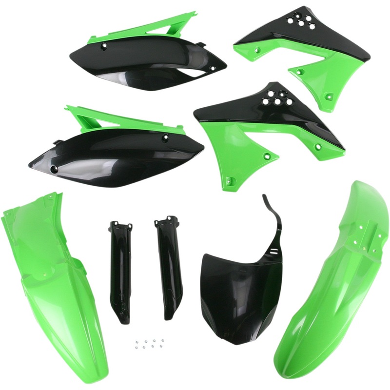 Acerbis Full Replacement Body Kit - OEM Green/Black 2198050145