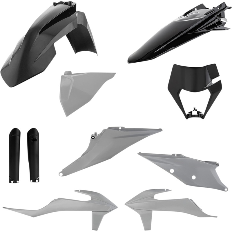 Acerbis Full Replacement Body Kit - Gray/Black 2791541001