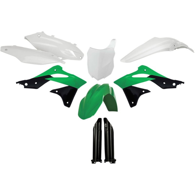 Acerbis Full Replacement Body Kit - OEM '14 Green/Black/White 2314184584