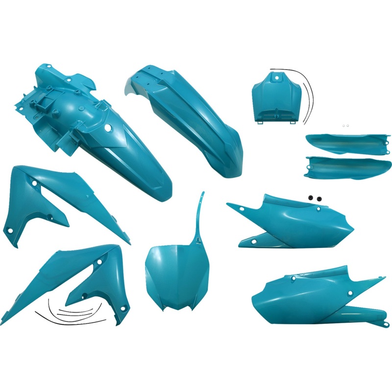 Acerbis Full Replacement Body Kit - OEM '23 Teal/Metallic 2736357441