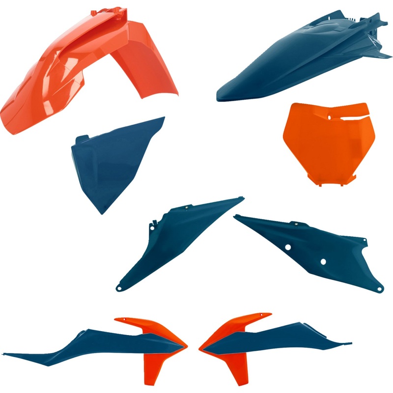 Acerbis Full Replacement Body Kit - Orange/Dark Blue 2726497302