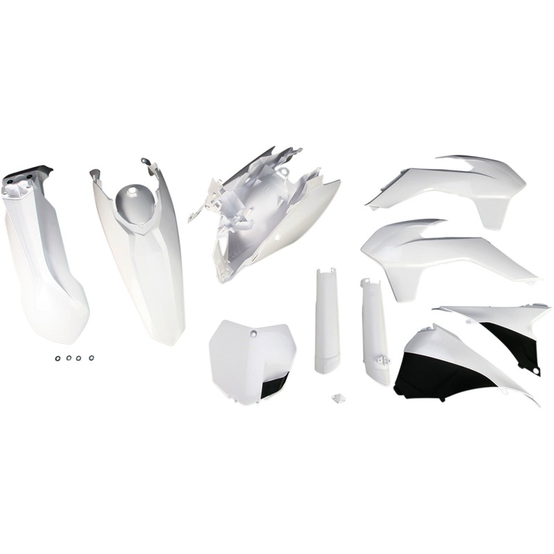Acerbis Full Replacement Body Kit - White/Black 2314330002