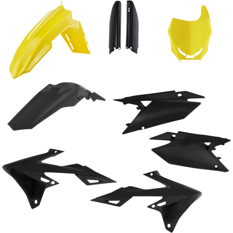 Acerbis Full Replacement Body Kit - Yellow/Black 2686551017
