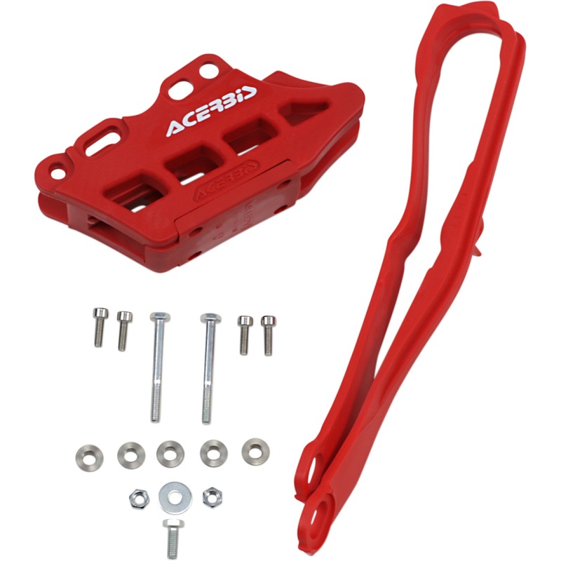 Acerbis Chain Guide 2.0 and Slider Kit - Red - Honda 2742640227