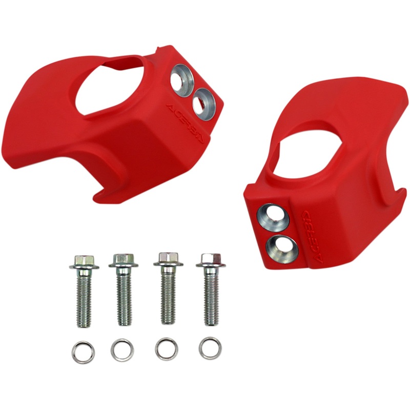 Acerbis Fork Shoe Covers - Red 2742580004