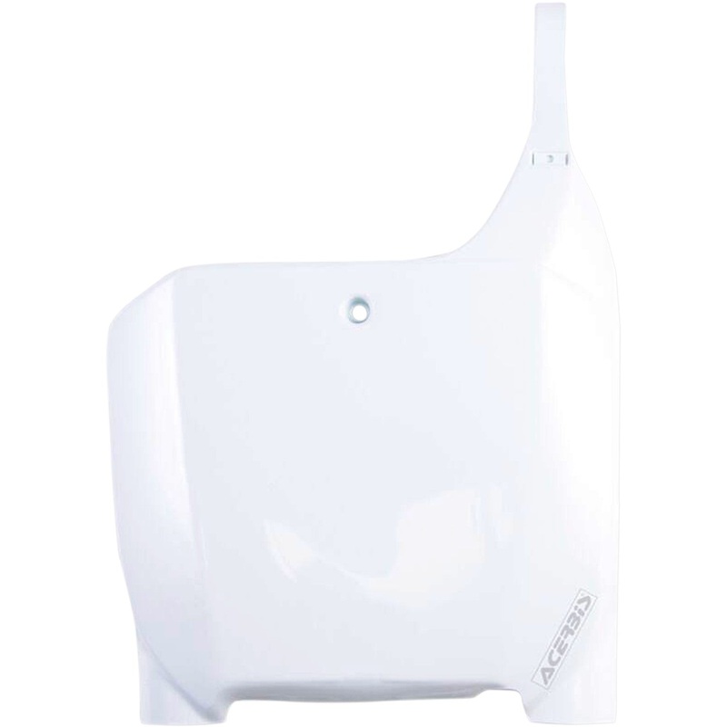 Acerbis Front Number Plate - White 2042240002