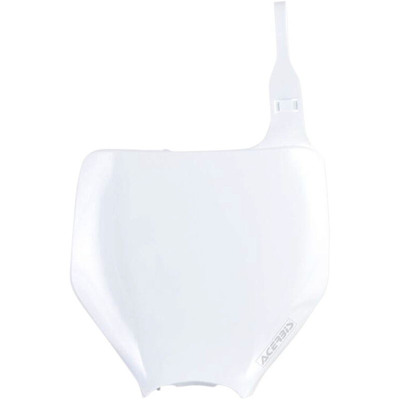 Acerbis Front Number Plate - White 2042310002
