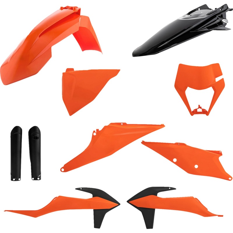 Acerbis Full Replacement Body Kit - OEM '23 Orange/Black 2791547705