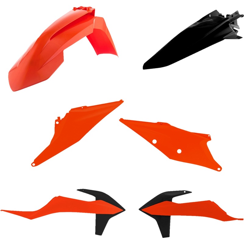 Acerbis Full Replacement Body Kit - OEM '23 Orange/Black 2791567705