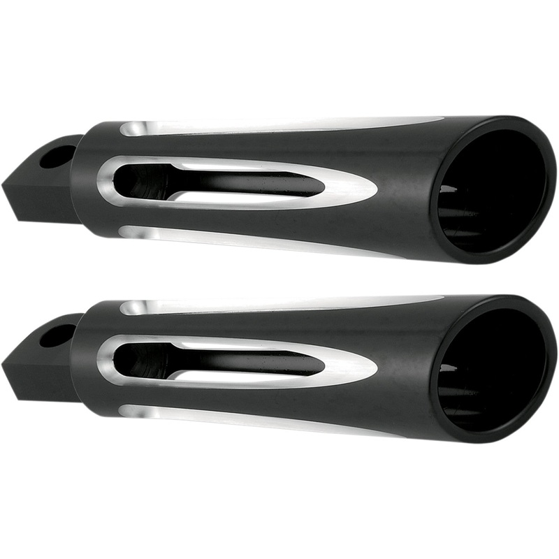Arlen Ness Footpeg - Deep Cut - Black 06-472