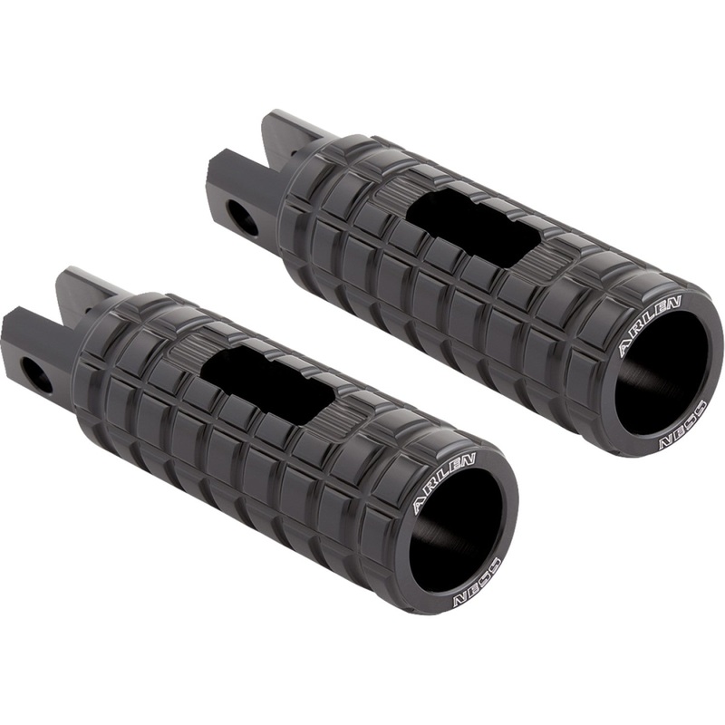 Arlen Ness Footpegs - Driver - Black 400-036