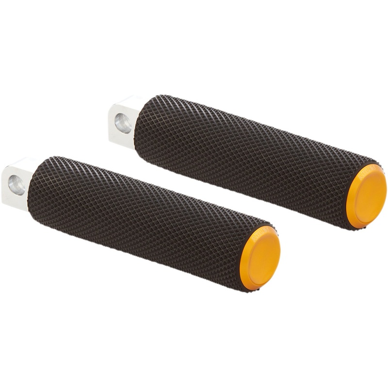 Arlen Ness Footpegs - Knurled - Gold 07-939