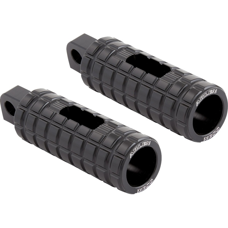 Arlen Ness Footpegs - Male - Black 400-034