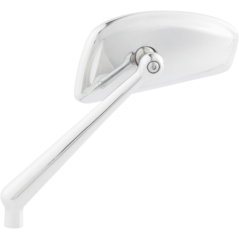 Arlen Ness Mirror - Tearchop - Side View - Teardrop - Chrome - Left 510-005