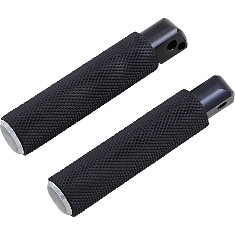 Arlen Ness Passenger Knurled Footpegs - Chrome - FX/FL '18-'23 07-941