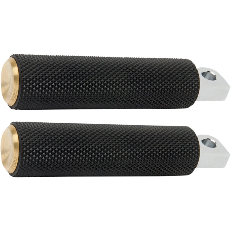 Arlen Ness Footpegs - Knurled - Brass 07-932