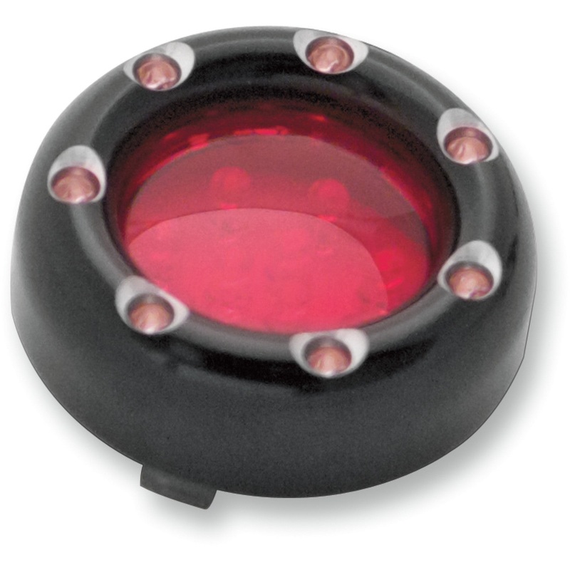 Arlen Ness LED Light Kit for Factory Turn Signal Housing - Red/Red - Black 12-755