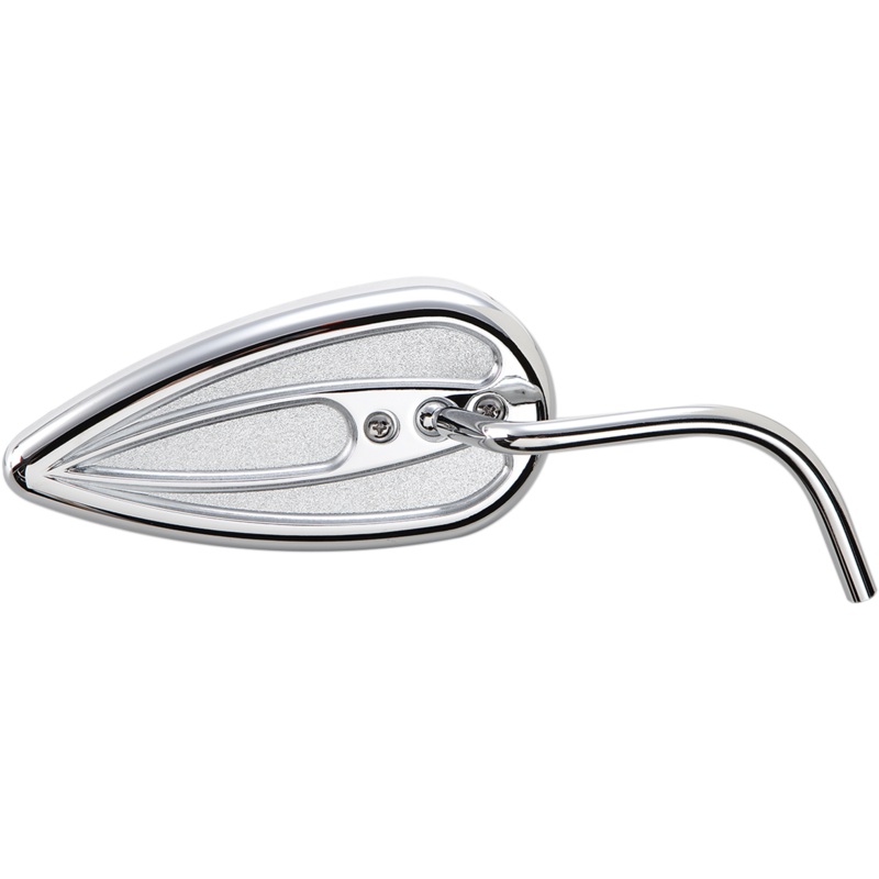 Arlen Ness Mirror - Side View - Teardrop - Chrome - Right 13-036