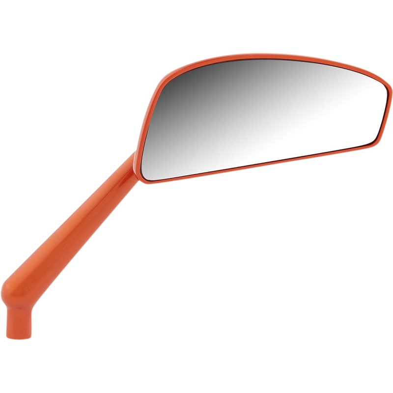 Arlen Ness Mirror - Tearchop - Side View - Teardrop - Orange - Right 510-020