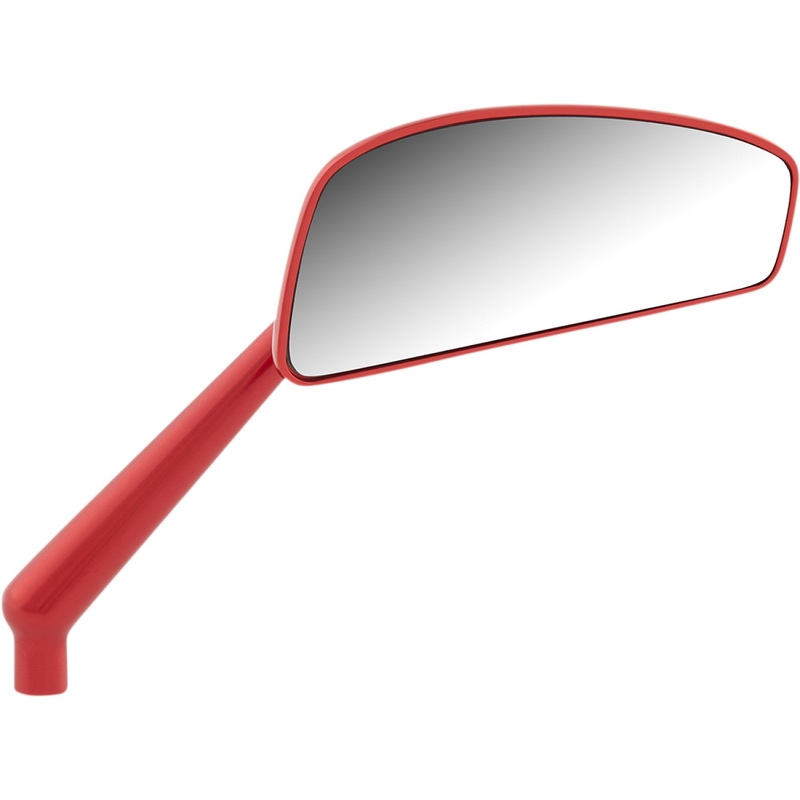 Arlen Ness Mirror - Tearchop - Side View - Teardrop - Red - Right 510-019