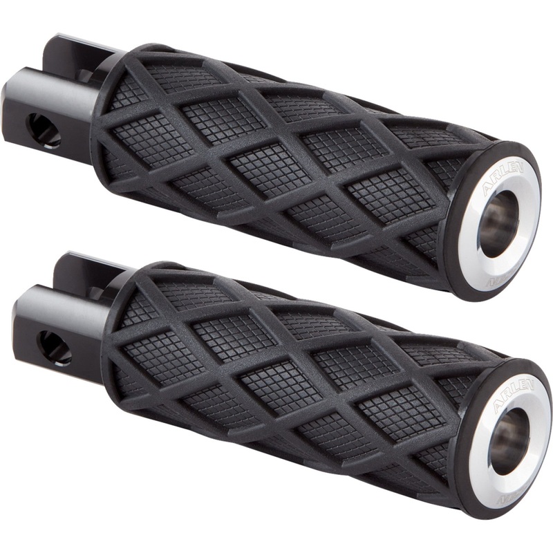 Arlen Ness Diamond Footpegs - Driver - Chrome 400-052