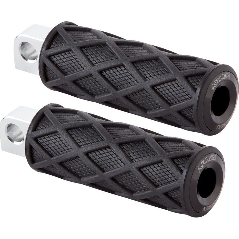 Arlen Ness Diamond Footpegs - Maie Mount - Black 400-047