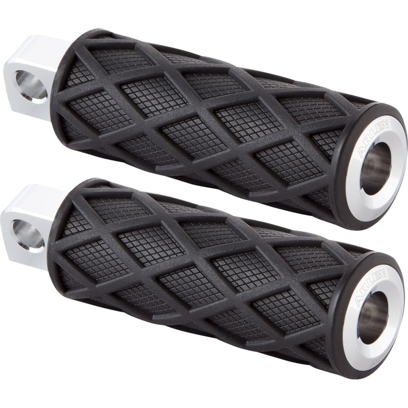 Arlen Ness Diamond Footpegs - Male Mount - Chrome 400-048