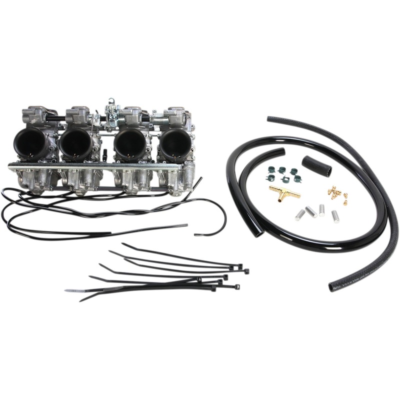 Mikuni Radial Flat Slide Carburetor Set - RS Series 38 4-Cylinder Set RS38-D19-K