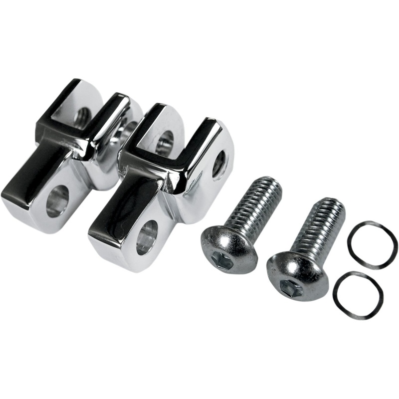 LA Choppers Footpeg Relocator - Chrome LA-7202-00