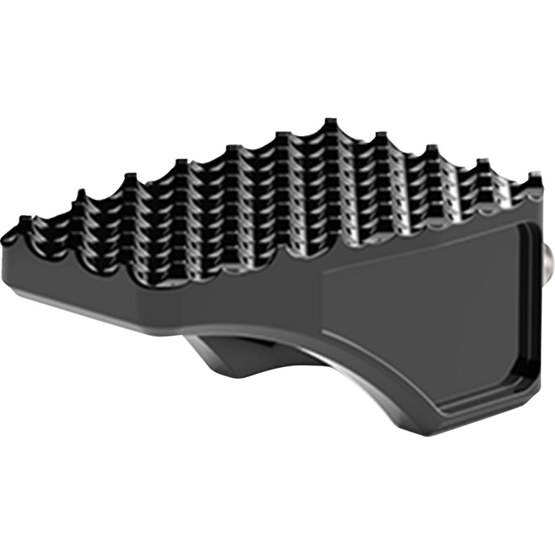 LA Choppers County Line Billet Footpegs - Rear - Black LA-P100-02B