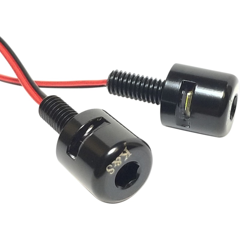 K&S Technologies LED License Plate Bolts - White LED 25-9160B