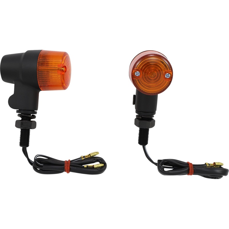K&S Technologies Marker Light - Single Filament - Amber/Black 25-8632