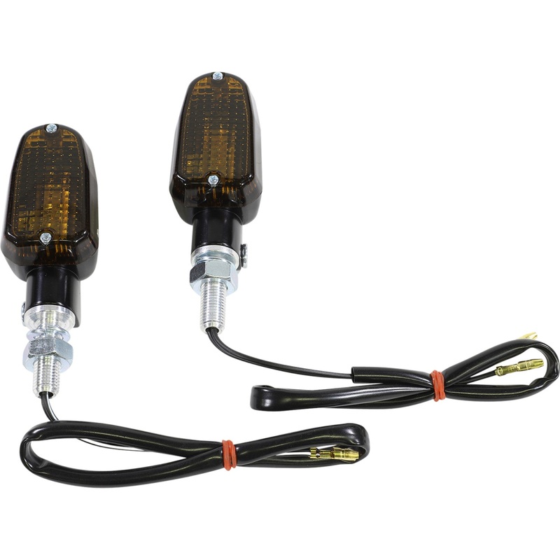 K&S Technologies Marker Light - Single Filament - Black/Smoke 25-8302BK