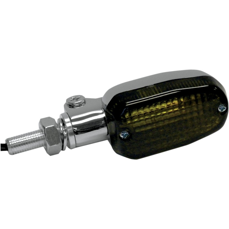 K&S Technologies Marker Light - Single Filament - Chrome/Smoke 25-8302CM