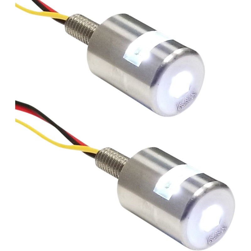 K&S Technologies Three-Beam License Plate Bolt Lights - White 25-9186