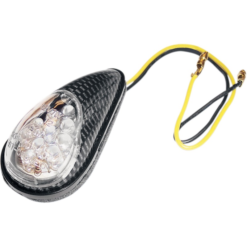K&S Technologies Ultra Flush-Mount LED Marker Lights - Carbon Fiber 25-8951
