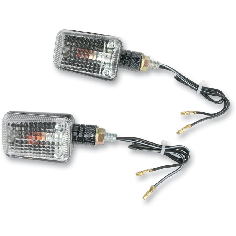 K&S Technologies DOT Marker Light - Ministalk - Caron Fiber Clear 25-8109