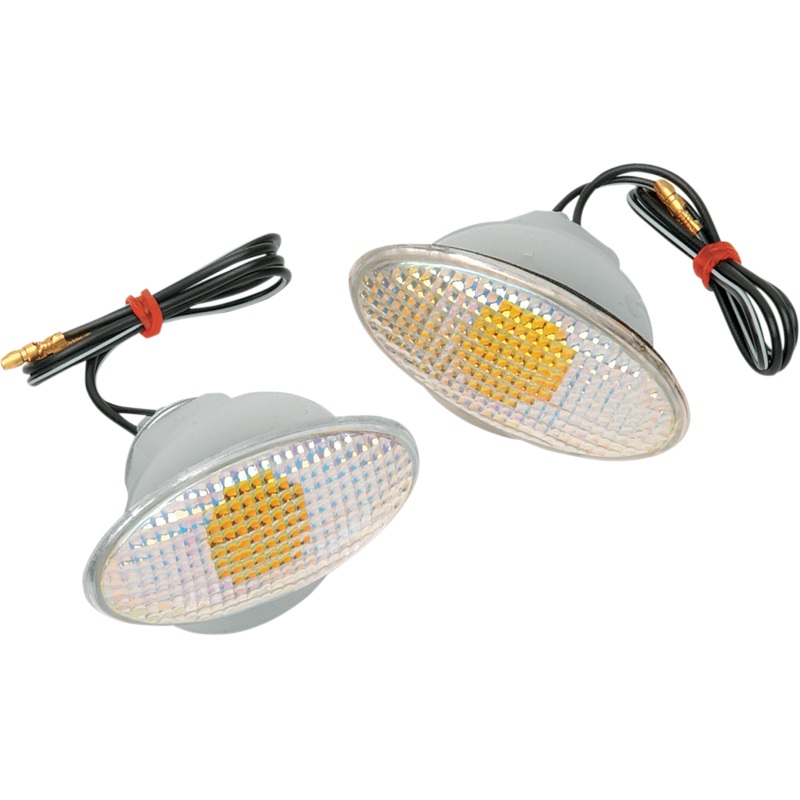 K&S Technologies Flat Oval Marker Light - Medium - Rainbow 25-8278