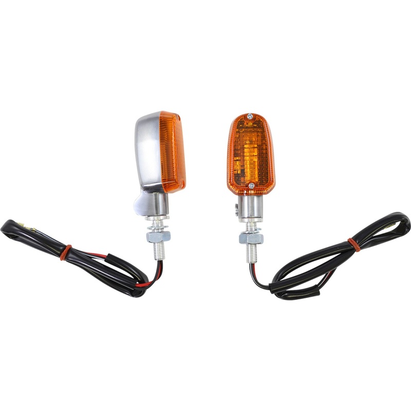 K&S Technologies Marker Light - Dual Filament - Aluminum/Amber 25-8301