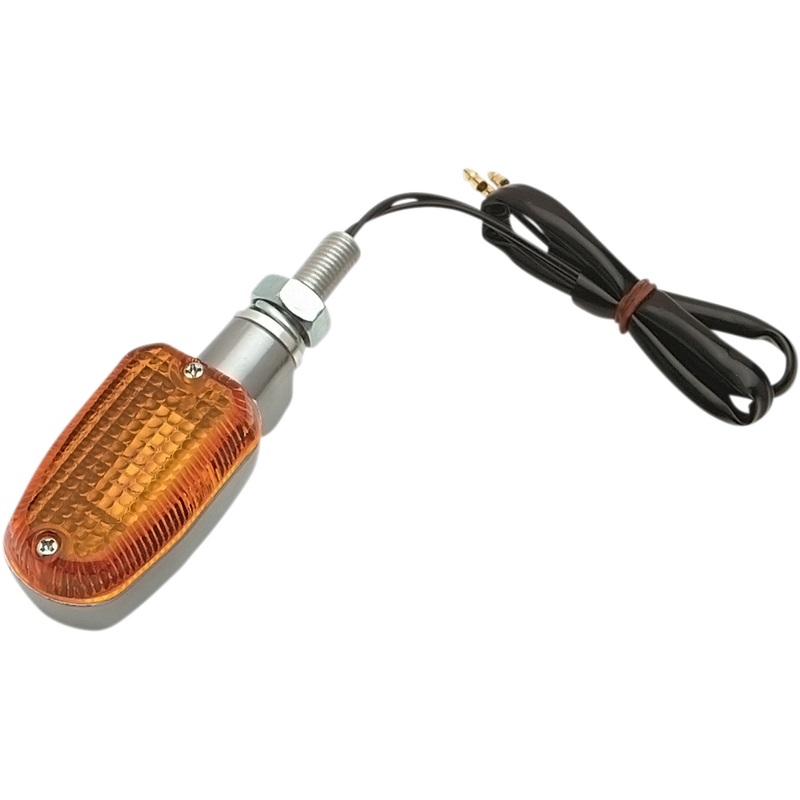 K&S Technologies Marker Light - Single Filament - Aluminum/Amber 25-8300