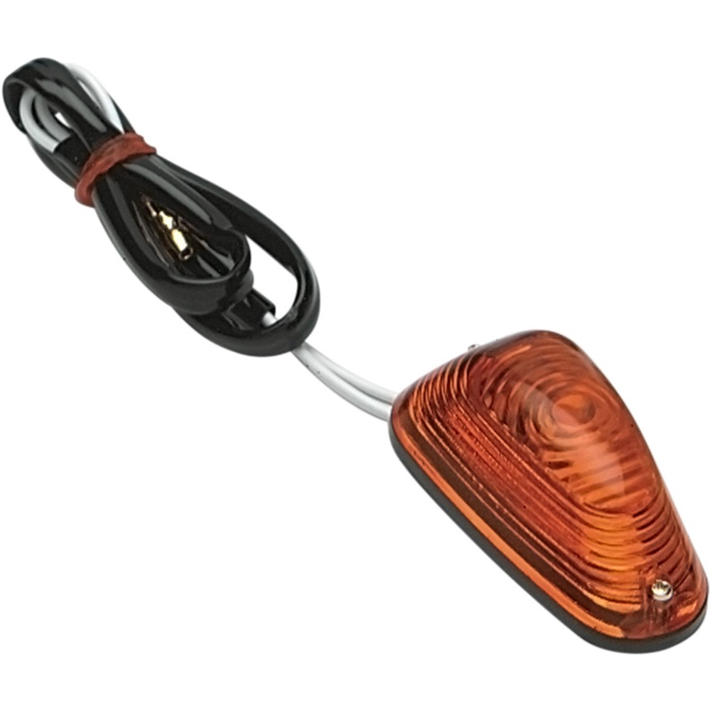 K&S Technologies Mini Triangle Flush Mount Marker Lights - Amber 25-8340