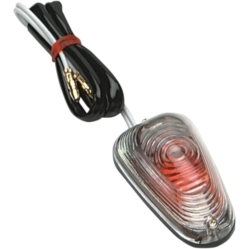 K&S Technologies Mini Triangle Flush Mount Marker Lights - Clear 25-8341