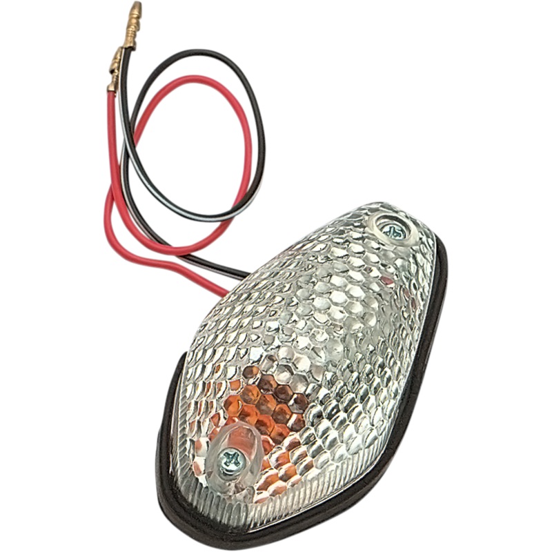 K&S Technologies Teardrop Marker Light - Clear 25-8061