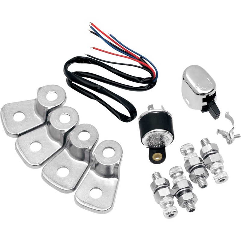 K&S Technologies Turn Signal Wiring Kit w/ Brackets - Universal 25-9000