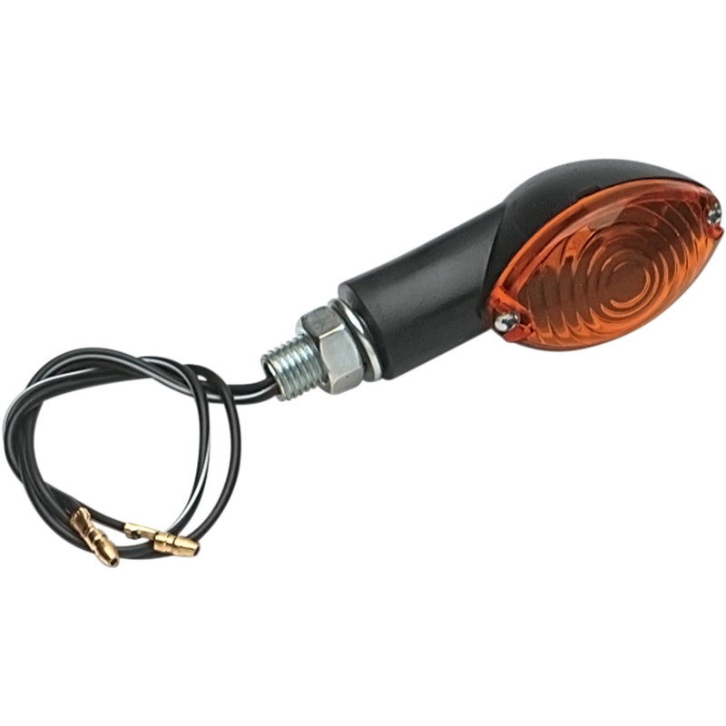 K&S Technologies Ultra Mini Marker Lights - Black/Amber 25-8350