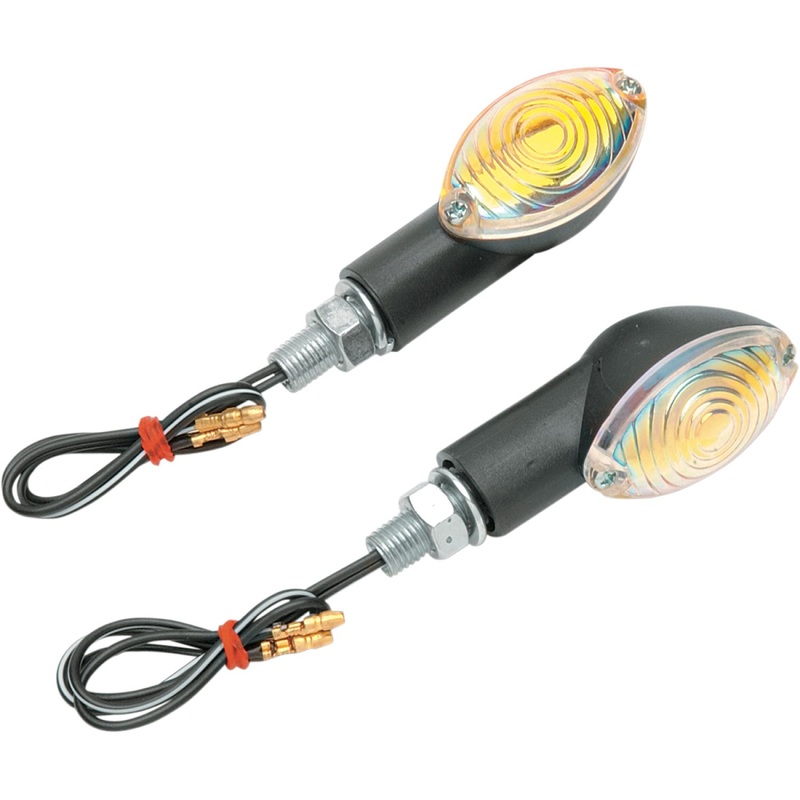K&S Technologies Ultra Mini Marker Lights - Black/Rainbow 25-8352