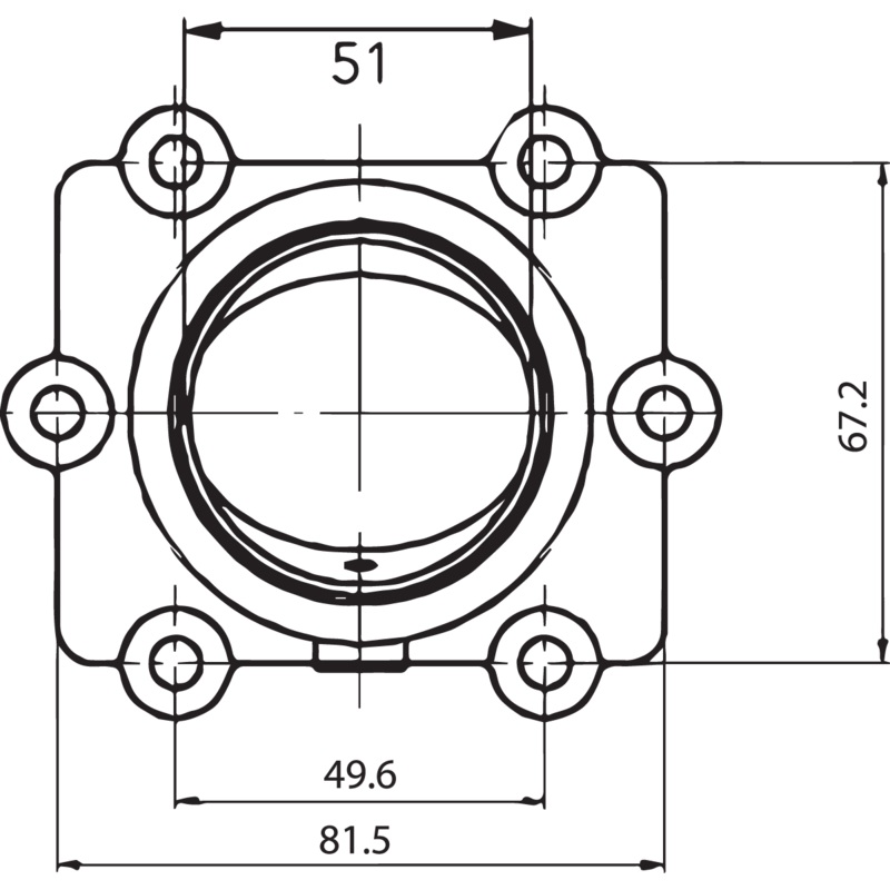 Kimpex Carburetor Mounting Flange - Arctic Cat 301741
